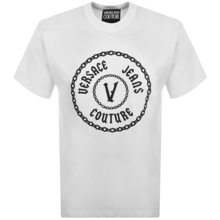 VERSACE JEANS COUTURE ネイビー Tシャツ XS Mens Designer T Shirts